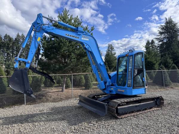 Yanmar VIO70 Excavator - 16K lb Enclosed Cab HEAT - Hydraulic Thumb 1