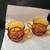 Brown Glass Sugar and creamer dishes 1 thumbnail