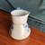 Handmade blue and white Russian porcelain GZHEL ladle or jug/decor 3 thumbnail