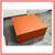 Custom Design Orange Leatherette Coffee Table 8 thumbnail