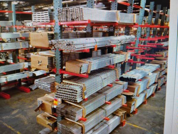 Cantilever Racking 13ft high , 4 ft Arms $7new 1