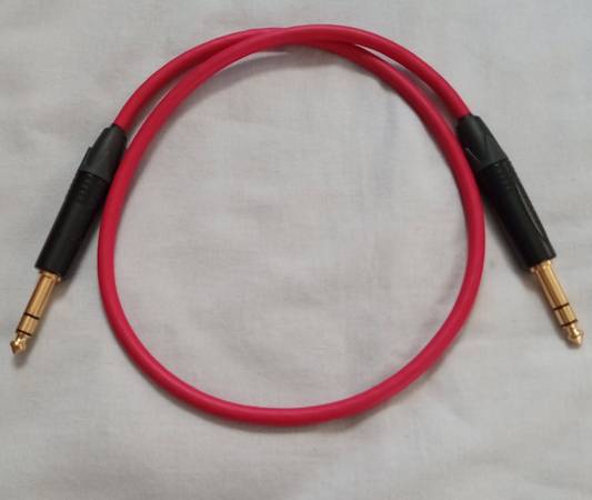 NEW Mogami 2534 TRS 1/4" Cable w/ Neutrik Gold 1