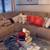 Microfiber sectional with manual recline and storage console 2 thumbnail