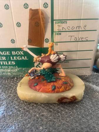 DISNEY VINTAGE Ron Lee Signed/Numbered Statues on MARBLE from the