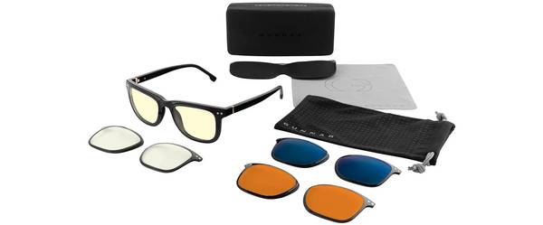 GUNNAR Glasses Cupertino - Onyx Full Lense Kit 1