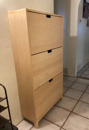 Ikea shoe cabinet with 3 compartments 1