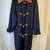 Vintage Designs by Projections (Navy) Hooded Wool Womens Coat 1 thumbnail