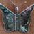 Vintage Sterling Silver & Abalone Butterfly Brooch 2 thumbnail