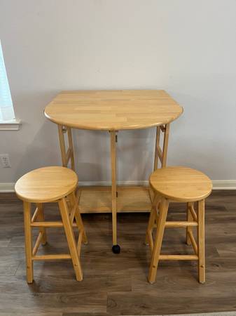 Multipurpose Space Saving Collapsible Drop Leaf Dining Table 1
