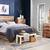 Complete King Bedroom Set – King Bed + Dresser/Mirror + IKEA King Matt 5 thumbnail