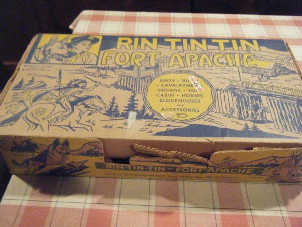 Marx 1956 Fort Apache playset with box. 1