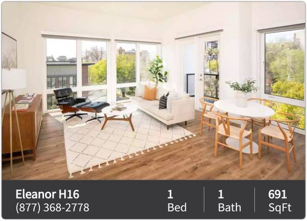 $1,815 / 1br - 691ft2 - Beautiful and bright 1 bd 1 ba! Don't miss out on this stunning view (Sacramento)63900566388227121