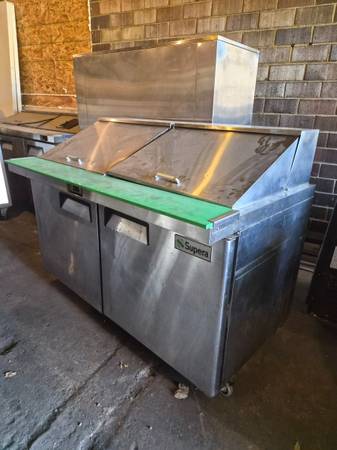 5ft MegaTop Prep Table Refrigerated Cooler Restaurant Refrigerator 1