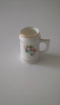 Vintage mini porcelain pottery Pitcher / Teapot / Mug / Vase 1
