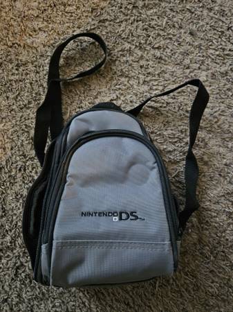 Gray Nintendo DS Backpack Carrying Case OEM Travel Bag 1