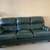 Learher Couch- Vintage Ethan Allen Dark Green 1 thumbnail