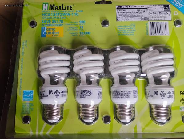 Compact fluorescent light bulbs 1