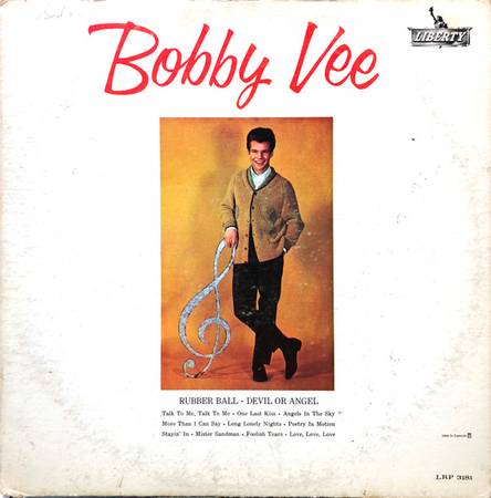 Bobby Vee – Bobby Vee - VG+/NM VINYL! 1