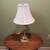 BRASS LAMP.   22-12” w/SHADE.       Reduced 1 thumbnail