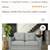 Abbyson Camilla Leather Loveseat & Sofa 1 thumbnail