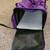 Purple Pet Carrier. Fleece covered removable hard bottom. Shoulder&han 7 thumbnail