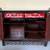 Red & Black Lacquered Vintage Antique Chinese Asian Oriental 2-Tone Cabinet Ches 9 thumbnail
