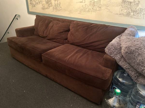 Large brown sofa 1