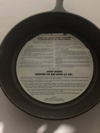 Lodge cast iron pans 1