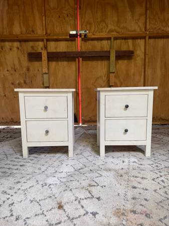 White Nightstands X 2 1