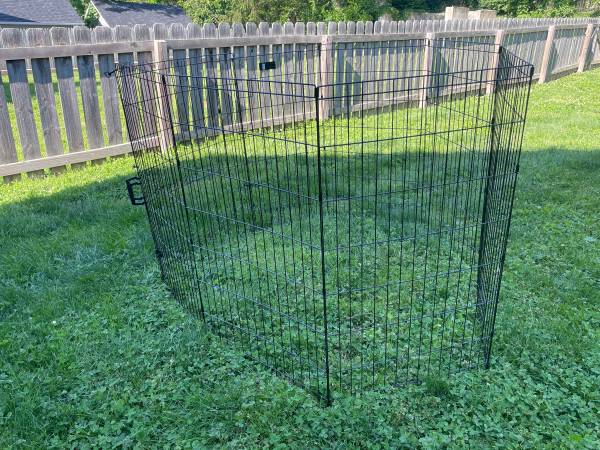 PETS - Foldable Dog & Cat Playpen - Black 1