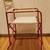 Folding Chair Metal with Canvas Seat and Back Support - Vintage 2 thumbnail