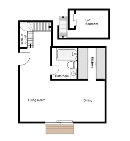 $1,430 / 1br - 675ft2 - Loft de 1 dormitorio poco común con techos abovedados, chimenea y armarios grandes (University Place/Tacoma)63786756265859124