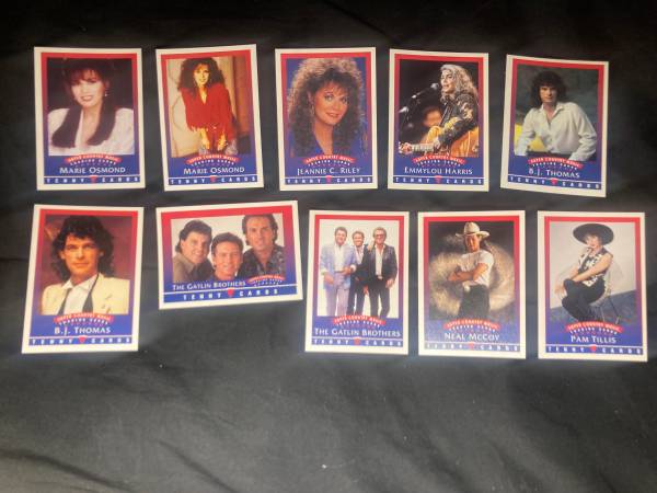 1992 Super Country Music 87-card lot all different Marie Osmond et