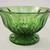 Vintage Emerald Green Depression Glass Footed Bowl (3 available) 10 thumbnail