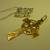 Traditional Celtic CROSS [IRISH] 14 KT Gold 40 mm 9 thumbnail