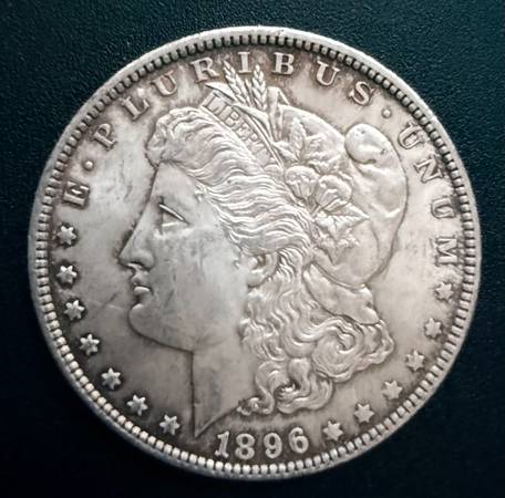 1896 Morgan Silver Dollar 1