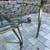 Stunning Vintage Glass Top Coffee Table And End Table Set 4 thumbnail
