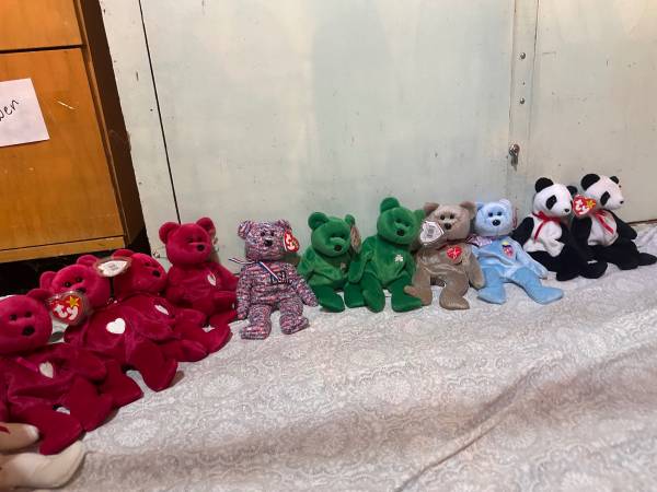 43 TY Beanie Babies (Bears, Rabbits, and Jumbo-sized) 1