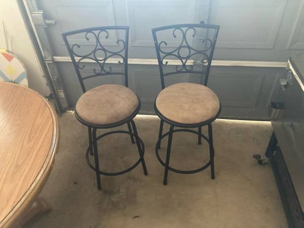 FREE  2 bar stools and 3 task chairs 1