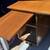 Lockable Executive Mid Mod Desk Mid Century Modern w/ Finished Back 17 thumbnail