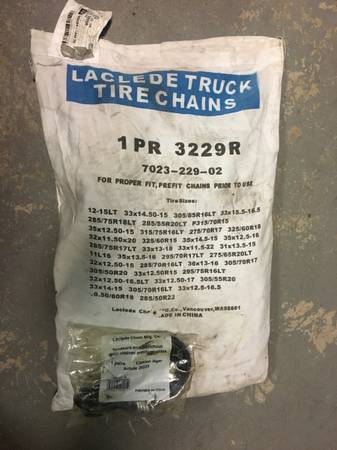 Laclede Truck Tire chains 1