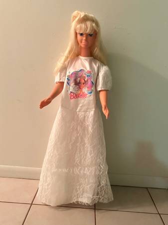 My size Barbie doll 1