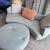 Roche Bobois Digital sofa & ottoman 4 thumbnail