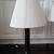 Pair of large table lamps with lampshades and light bulbs 2 thumbnail
