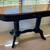 Refinished Solid Wood Sofa Table / Entryway Table with Drawer – Navy & Walnut 2 thumbnail