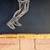 1970's Custom Metal Wall Art Copper and Silver wire  "Tennis Player" 4 thumbnail