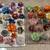 Decorative Hand Painted Pine Cone Flowers 2 thumbnail