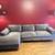 SECTIONAL COUCH IN VELVET BLUE OR GREY 💙🩶 3 thumbnail