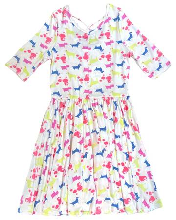 Dot Dot Smile Puppy Parade Ballerina Dress 🐾 Size Girl’s 8-10 1