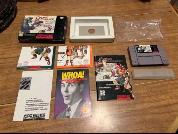 CHRONO TRIGGER SNES CIB OVERALL GOOD SHAPE 1